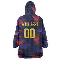 Custom Philippines 2026 Football Wearable Blanket Hoodie Laban Pilipinas