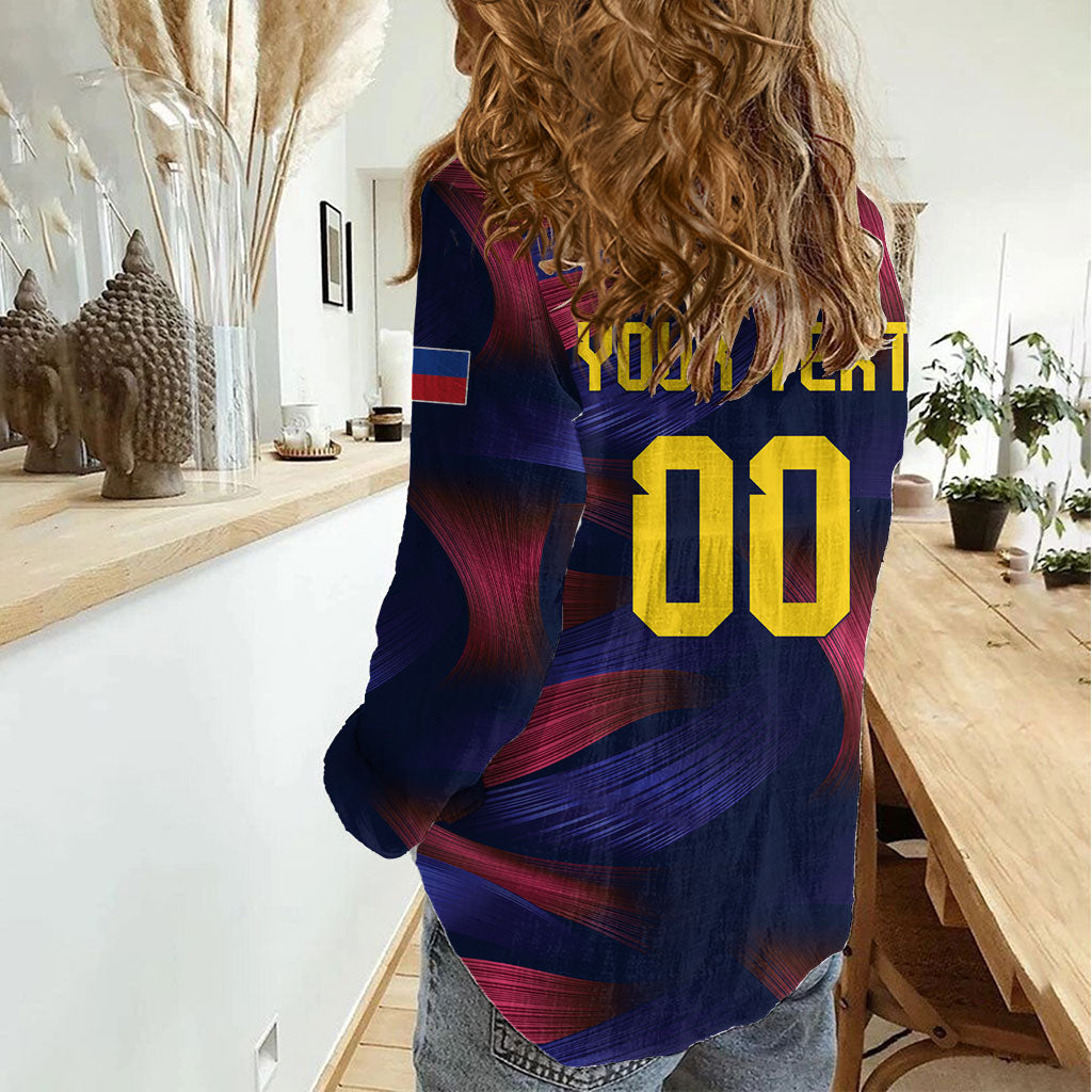 Custom Philippines 2026 Football Women Casual Shirt Laban Pilipinas