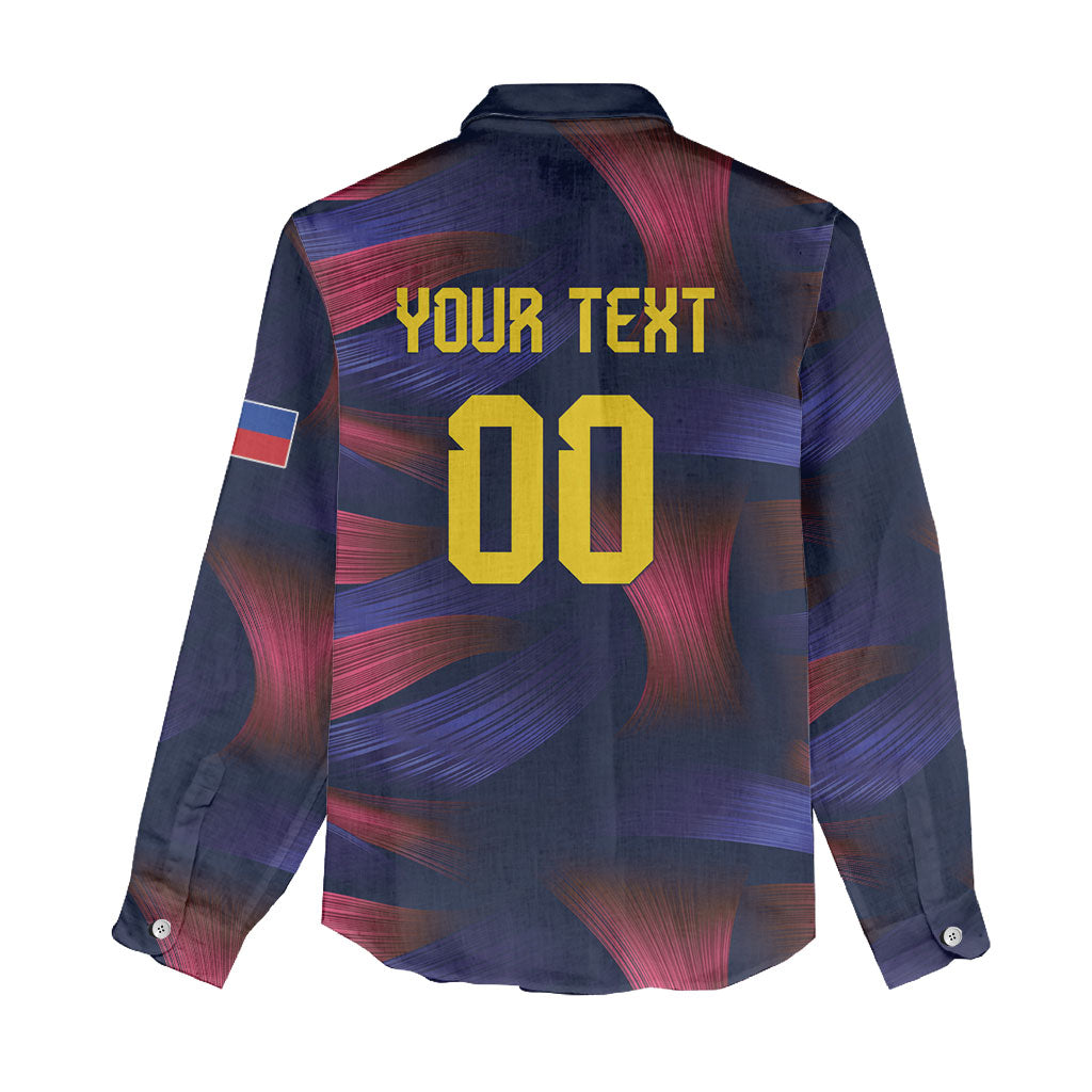 Custom Philippines 2026 Football Women Casual Shirt Laban Pilipinas