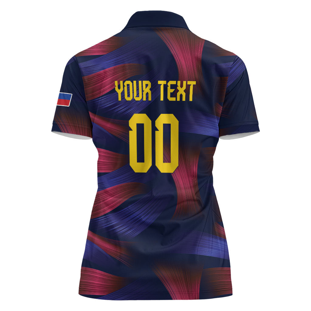 Custom Philippines 2026 Football Women Polo Shirt Laban Pilipinas