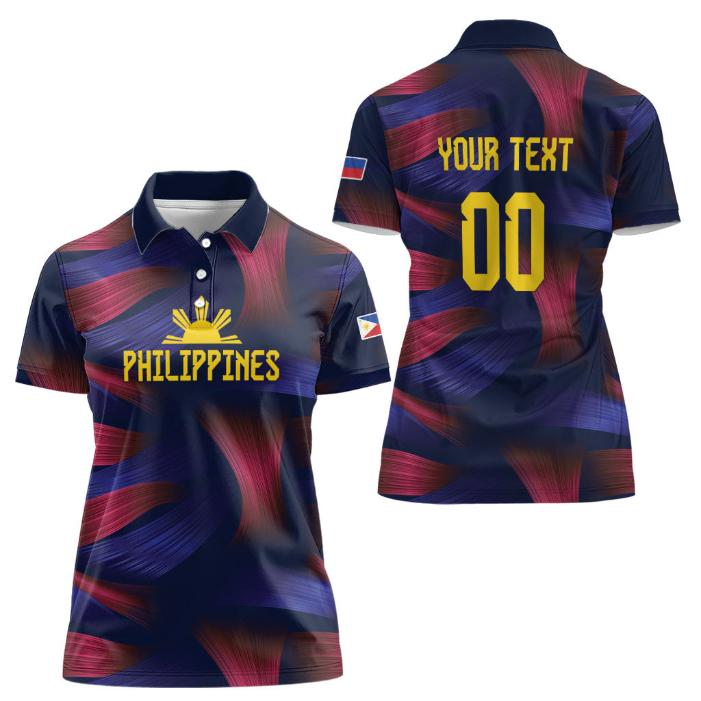Custom Philippines 2026 Football Women Polo Shirt Laban Pilipinas