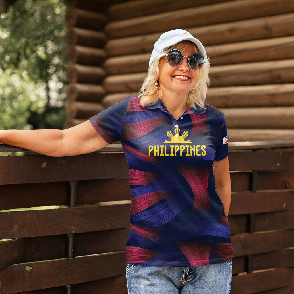 Custom Philippines 2026 Football Women Polo Shirt Laban Pilipinas