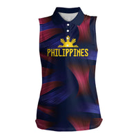 Custom Philippines 2026 Football Women Sleeveless Polo Shirt Laban Pilipinas