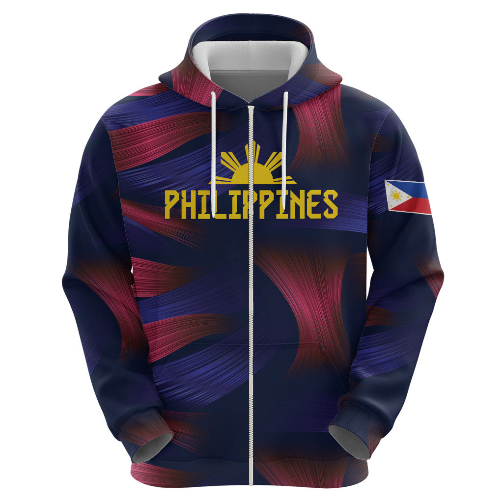Custom Philippines 2026 Football Zip Hoodie Laban Pilipinas