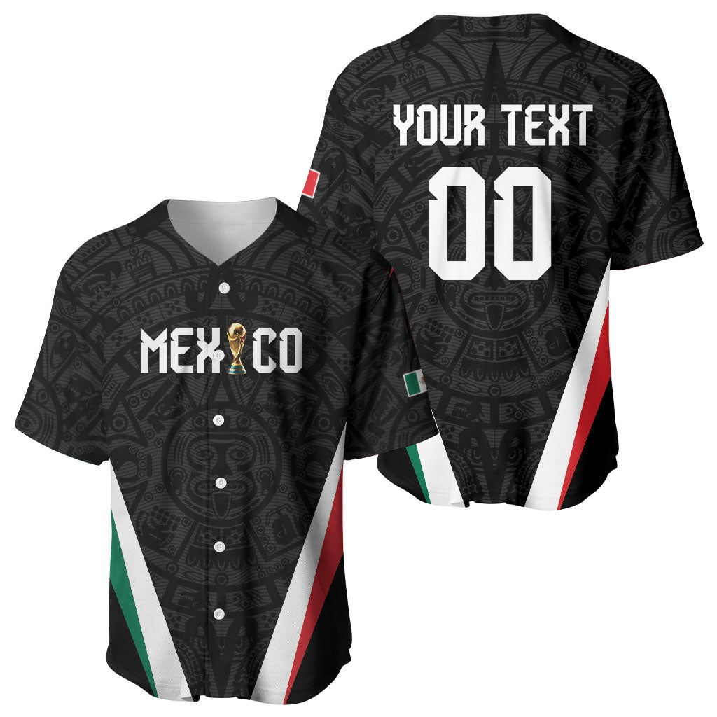 Custom Mexico 2026 World Football Baseball Jersey Somos Mexico Champions