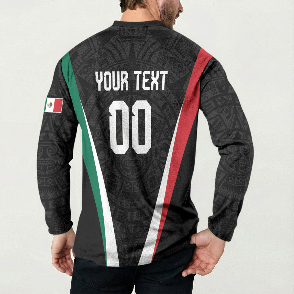 Custom Mexico 2026 World Football Button Sweatshirt Somos Mexico Champions