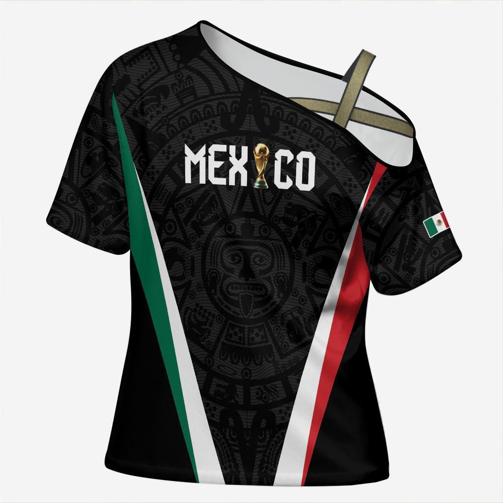 Custom Mexico 2026 World Football Cross Shoulder Shirt Somos Mexico Champions