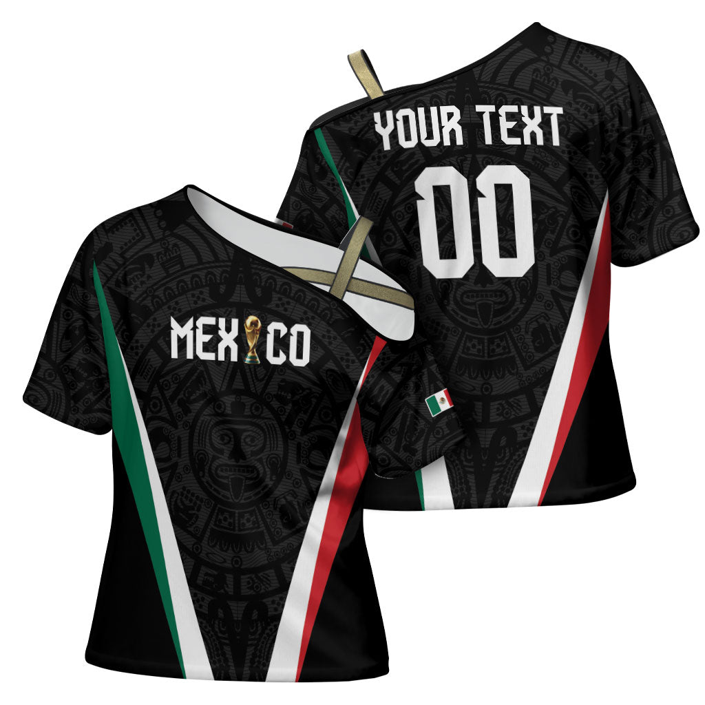Custom Mexico 2026 World Football Cross Shoulder Shirt Somos Mexico Champions