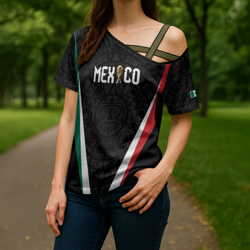 Custom Mexico 2026 World Football Cross Shoulder Shirt Somos Mexico Champions