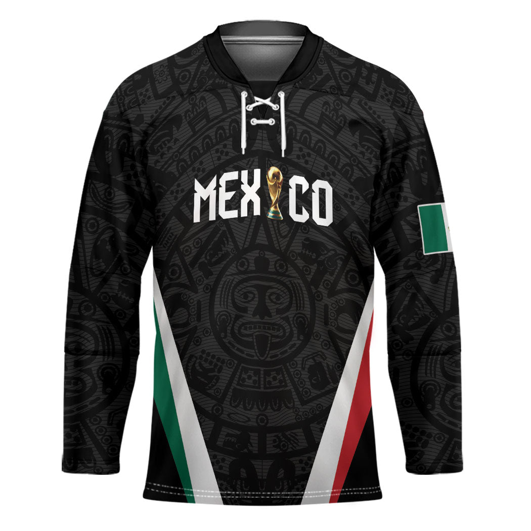 Custom Mexico 2026 World Football Hockey Jersey Somos Mexico Champions