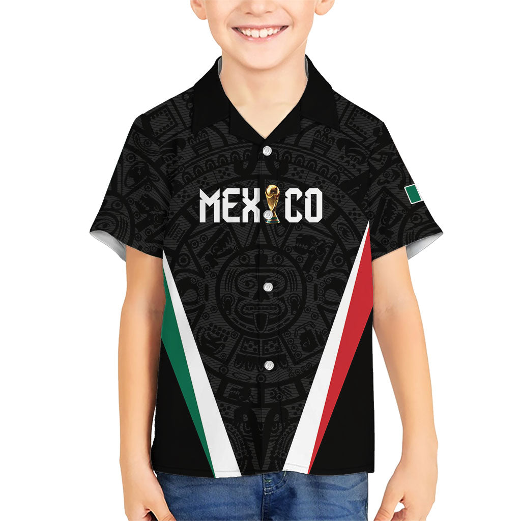 Custom Mexico 2026 World Football Kid Hawaiian Shirt Somos Mexico Champions