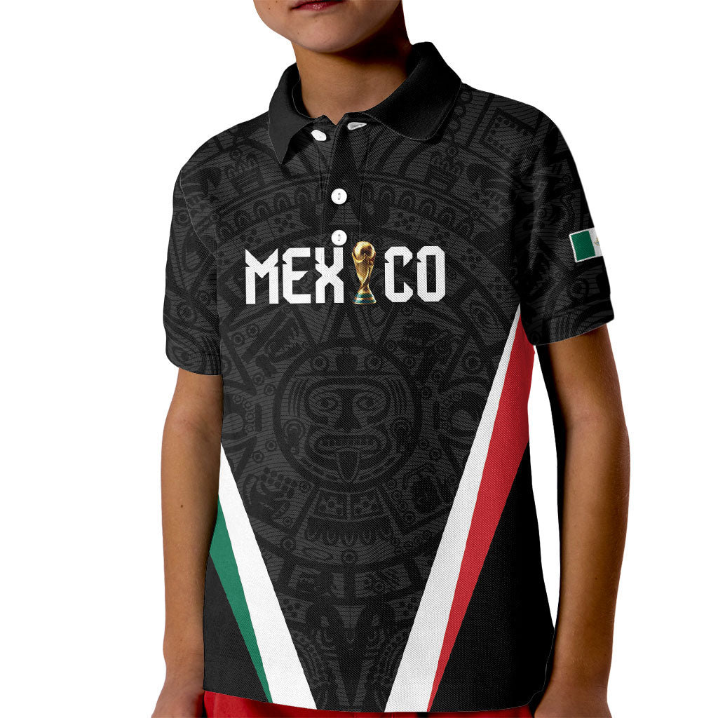 Custom Mexico 2026 World Football Kid Polo Shirt Somos Mexico Champions