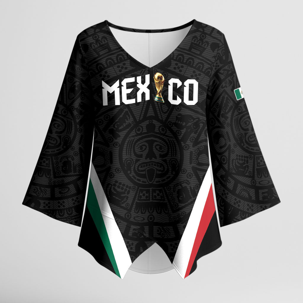 Custom Mexico 2026 World Football Kimono Sleeve Blouse Somos Mexico Champions