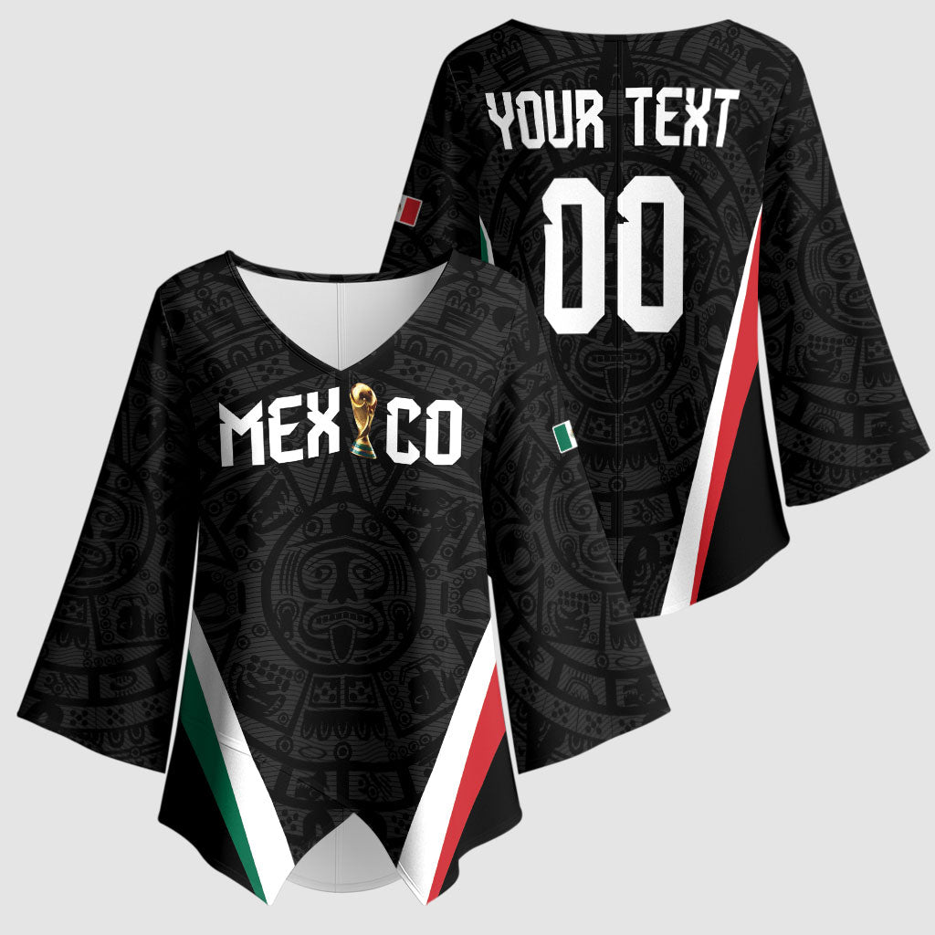 Custom Mexico 2026 World Football Kimono Sleeve Blouse Somos Mexico Champions