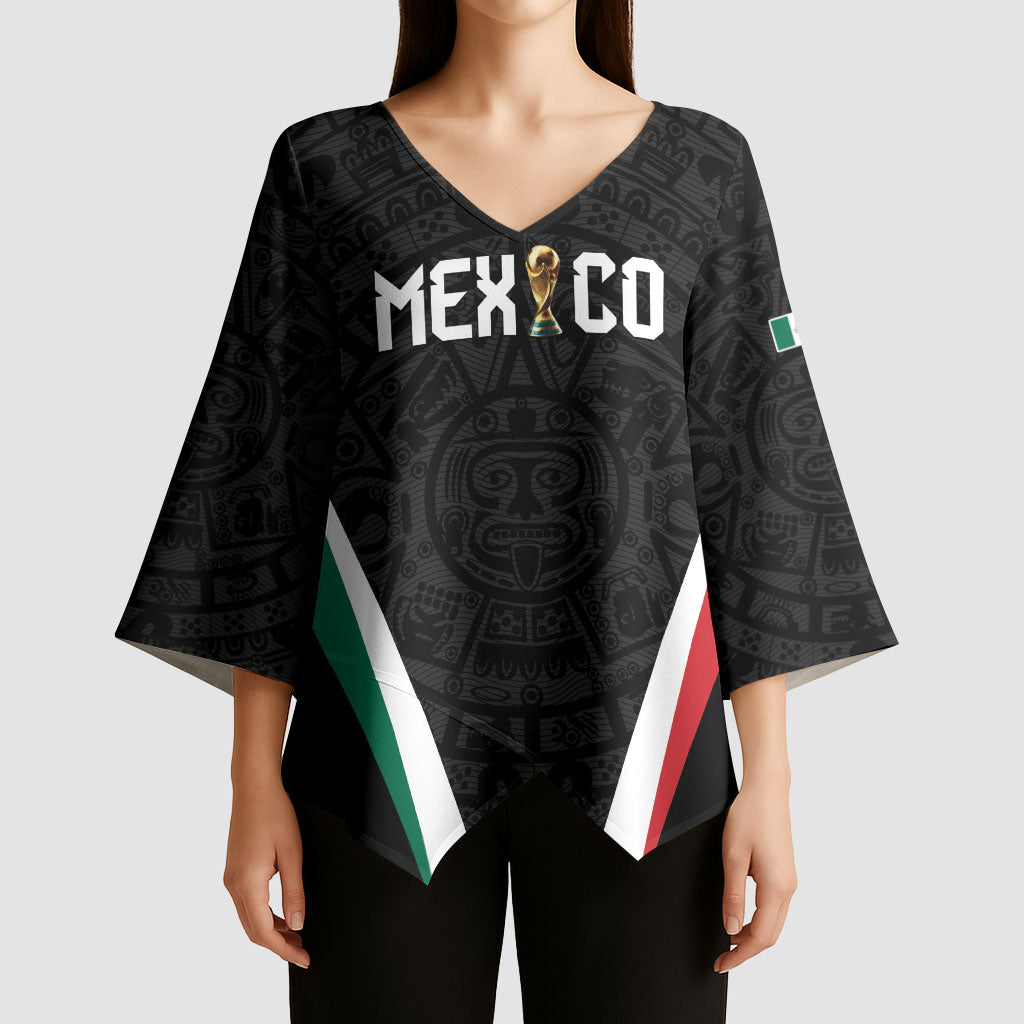 Custom Mexico 2026 World Football Kimono Sleeve Blouse Somos Mexico Champions