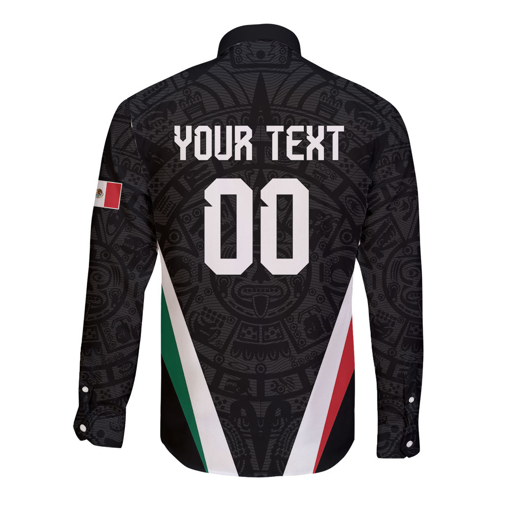 Custom Mexico 2026 World Football Long Sleeve Button Shirt Somos Mexico Champions