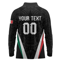 Custom Mexico 2026 World Football Long Sleeve Polo Shirt Somos Mexico Champions