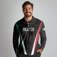 Custom Mexico 2026 World Football Long Sleeve Polo Shirt Somos Mexico Champions