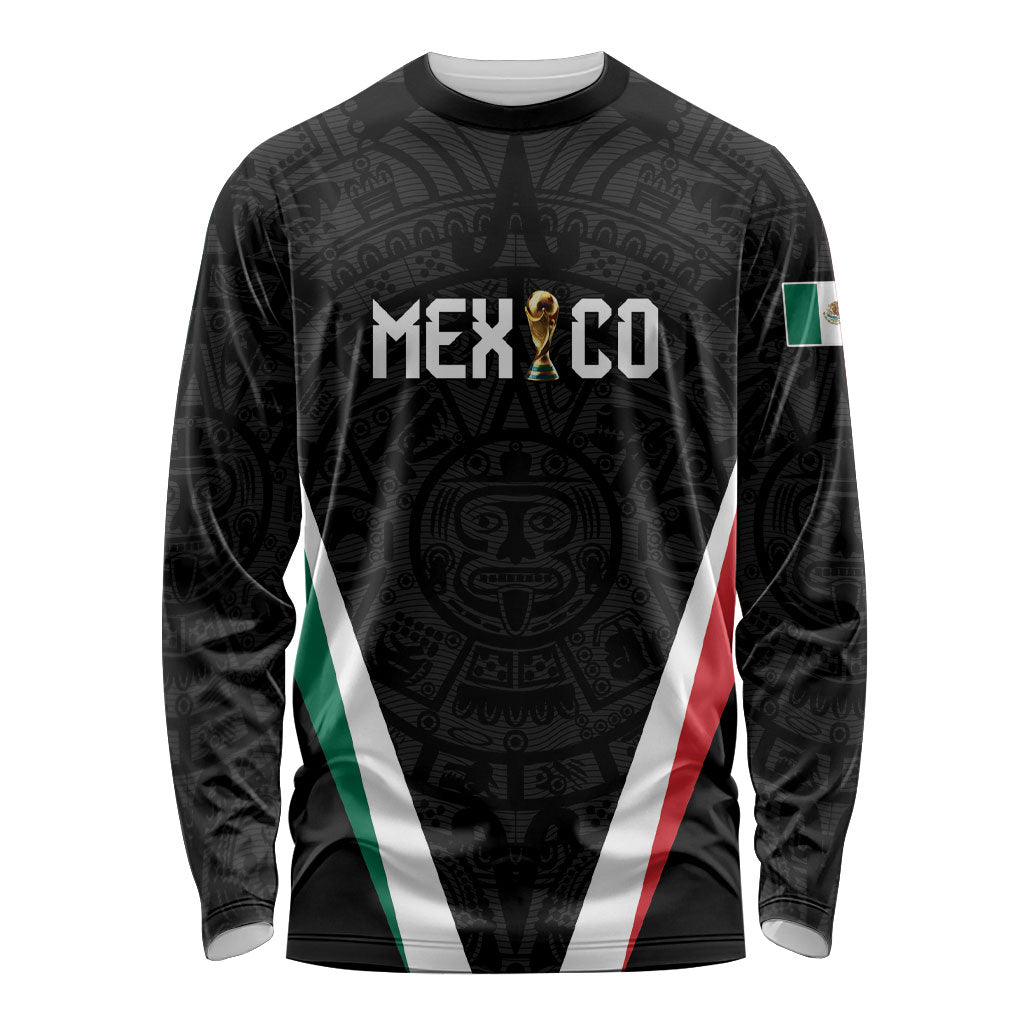 Custom Mexico 2026 World Football Long Sleeve Shirt Somos Mexico Champions