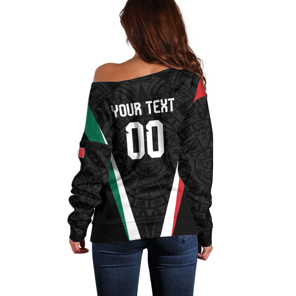 Custom Mexico 2026 World Football Off Shoulder Sweater Somos Mexico Champions