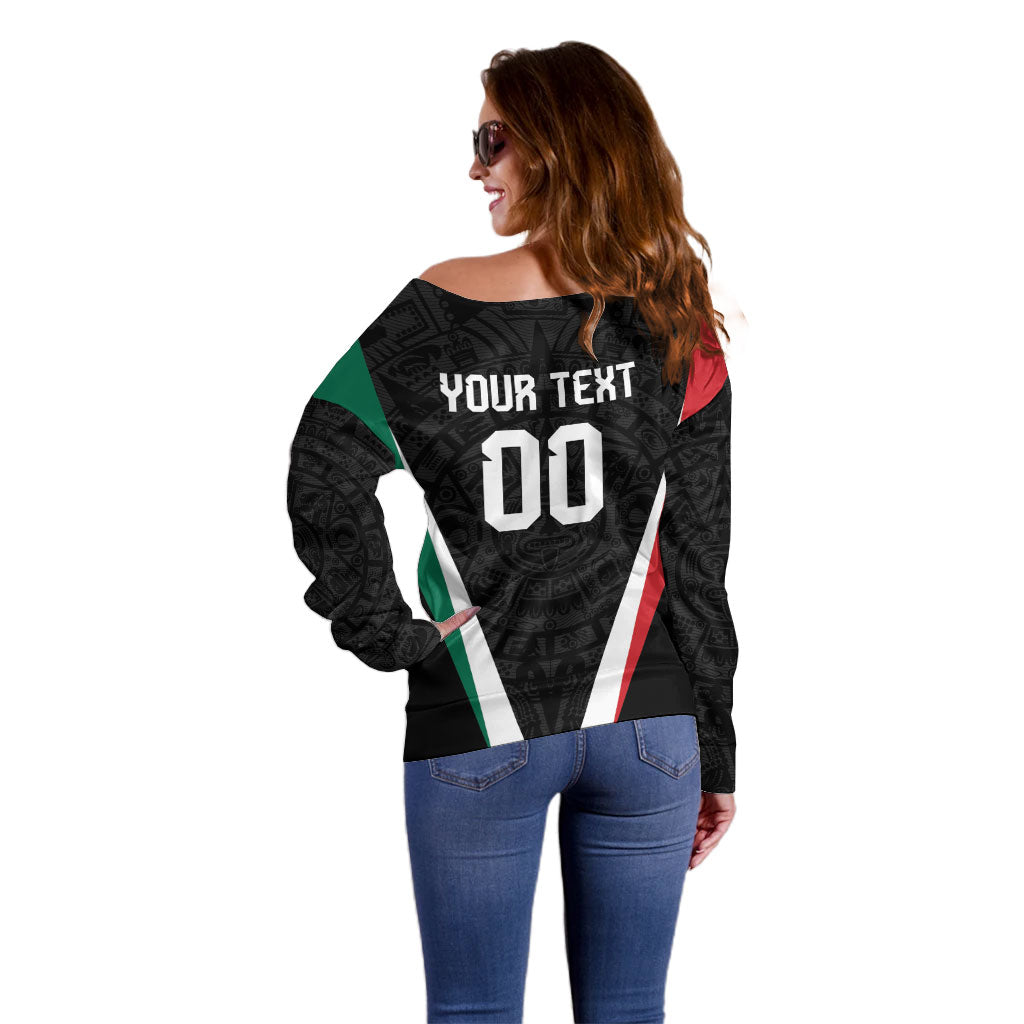 Custom Mexico 2026 World Football Off Shoulder Sweater Somos Mexico Champions