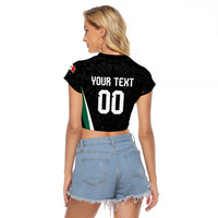 Custom Mexico 2026 World Football Raglan Cropped T Shirt Somos Mexico Champions