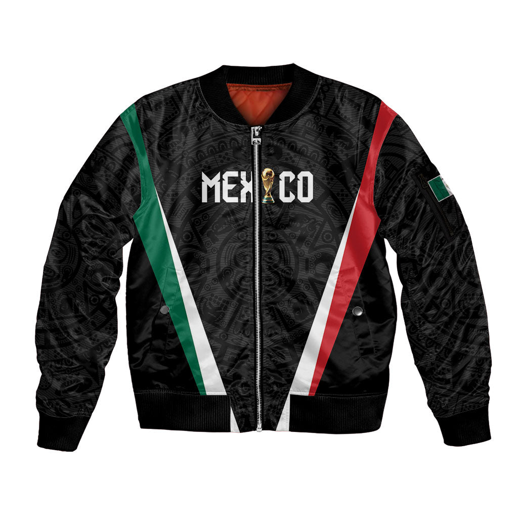 Custom Mexico 2026 World Football Sleeve Zip Bomber Jacket Somos Mexico Champions