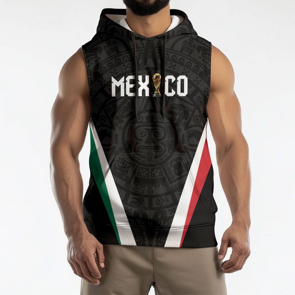 Custom Mexico 2026 World Football Sleeveless Hoodie Somos Mexico Champions