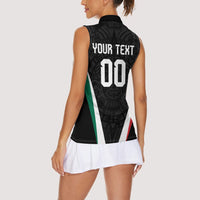 Custom Mexico 2026 World Football Women Sleeveless Polo Shirt Somos Mexico Champions
