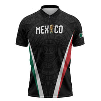 Custom Mexico 2026 World Football Zipper Polo Shirt Somos Mexico Champions