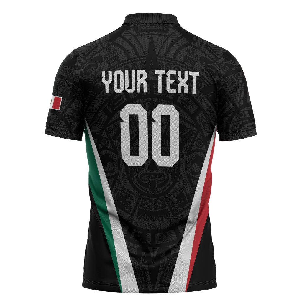 Custom Mexico 2026 World Football Zipper Polo Shirt Somos Mexico Champions