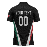 Custom Mexico 2026 World Football Zipper Polo Shirt Somos Mexico Champions