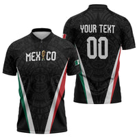 Custom Mexico 2026 World Football Zipper Polo Shirt Somos Mexico Champions