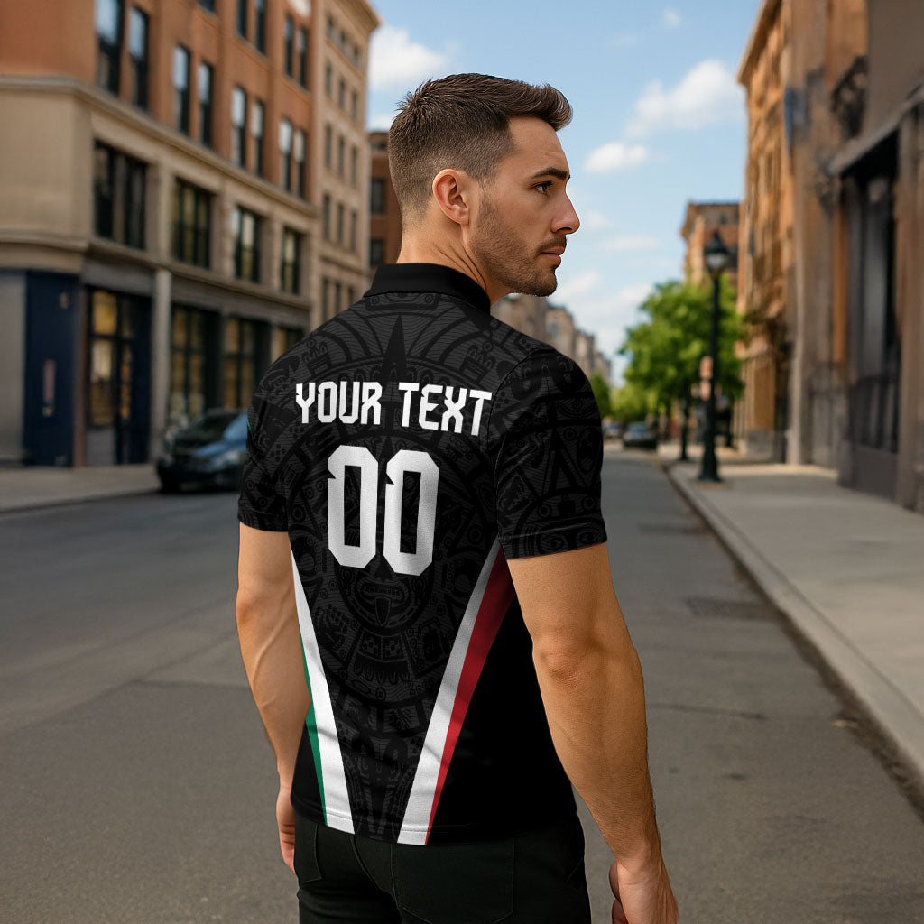 Custom Mexico 2026 World Football Zipper Polo Shirt Somos Mexico Champions