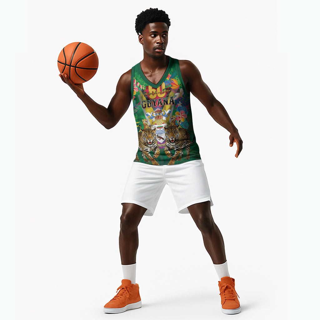 Personalized Guyana 60th Independence Day Basketball Jersey Diamond Jubilee