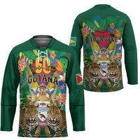 Personalized Guyana 60th Independence Day Hockey Jersey Diamond Jubilee