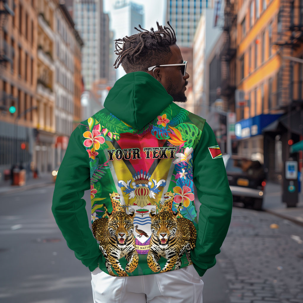 Personalized Guyana 60th Independence Day Hoodie Diamond Jubilee