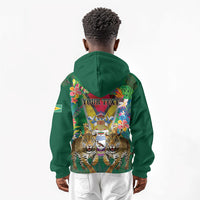 Personalized Guyana 60th Independence Day Kid Hoodie Diamond Jubilee
