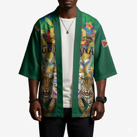 Personalized Guyana 60th Independence Day Kimono Diamond Jubilee