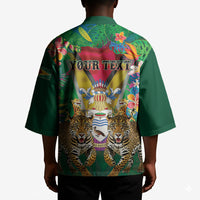 Personalized Guyana 60th Independence Day Kimono Diamond Jubilee