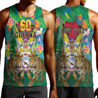 Personalized Guyana 60th Independence Day Men Tank Top Diamond Jubilee