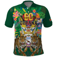 Personalized Guyana 60th Independence Day Polo Shirt Diamond Jubilee
