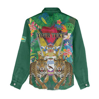 Personalized Guyana 60th Independence Day Women Casual Shirt Diamond Jubilee