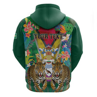 Personalized Guyana 60th Independence Day Zip Hoodie Diamond Jubilee