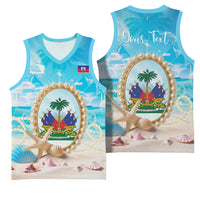 Personalized Haiti The Pearl Of Antilles Basketball Jersey Summer Aesthetic Vibe
