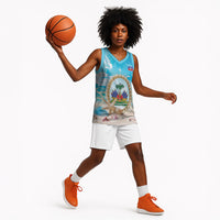 Personalized Haiti The Pearl Of Antilles Basketball Jersey Summer Aesthetic Vibe