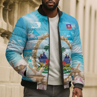 Personalized Haiti The Pearl Of Antilles Bomber Puffer Jacket Summer Aesthetic Vibe