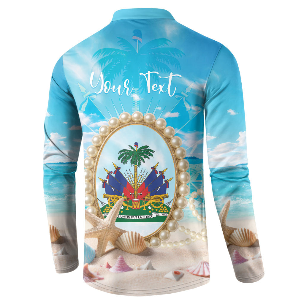 Personalized Haiti The Pearl Of Antilles Button Sweatshirt Summer Aesthetic Vibe