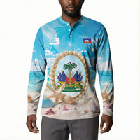 Personalized Haiti The Pearl Of Antilles Button Sweatshirt Summer Aesthetic Vibe