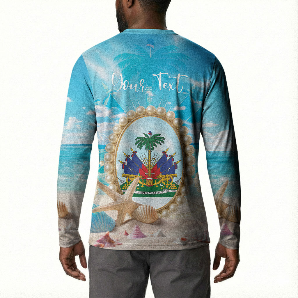 Personalized Haiti The Pearl Of Antilles Button Sweatshirt Summer Aesthetic Vibe